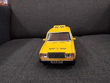 Model avtomobil – Lada taksi (klassik “Жигули” stili) - Material — 2