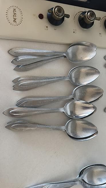 piknik sufresi: Mətbəx qaşıqları dəsti - Material: metal (paslanmayan rəngli, klassik — 2