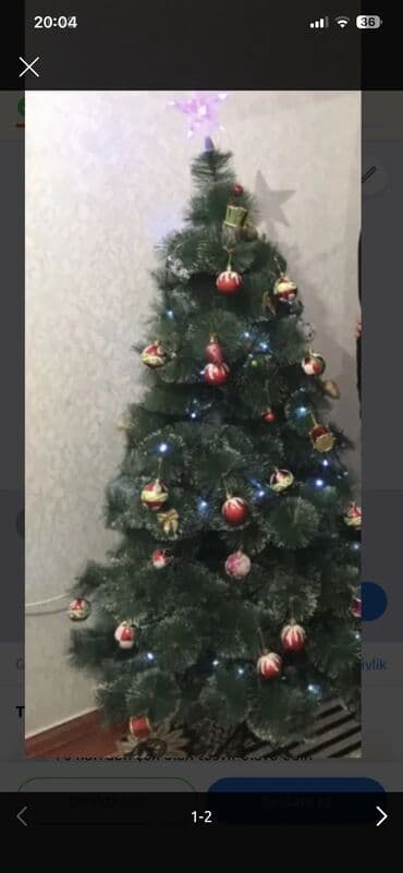 cöke ağacı: 45 manata satilir oyuncaqlarla ve 2 iwiqla birlikde uzunu 1.70 yeni — 1