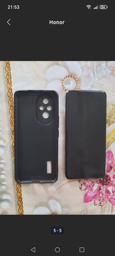 telefon qiymetleri: Honor 200 Smart, 256 GB, rəng - Qara, Düyməli, Sensor, Barmaq izi — 4