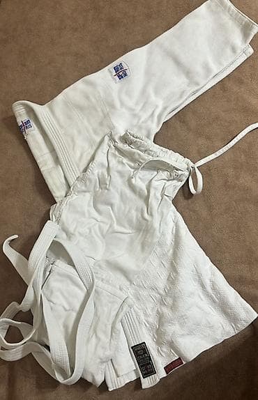 İdman və istirahət: Judo kimono dəsti – SFAM NORIS (Fransa) 190sm cırığı, söküyü, ləkəsi — 1