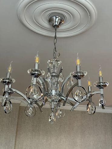 nisan ucun ev dekoru: Çılçıraq, 6 lampa, Metal — 1