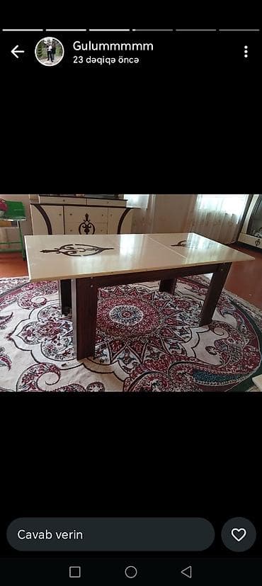 metbex mebeli vitrin: Qonaq otağı üçün vitrin-dəst - Rəng: krem və tünd qəhvəyi, dekorativ — 8