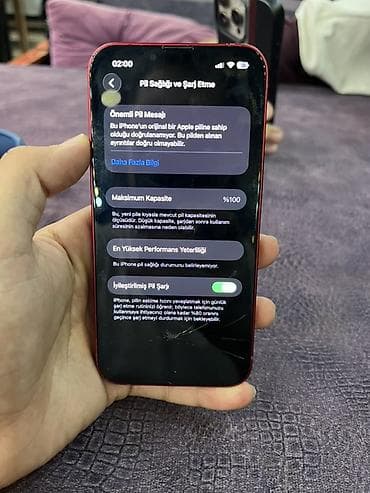 12 pro 256: IPhone 13, 128 GB, Qırmızı, Simsiz şarj — 5