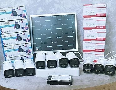 mini pc computer: Monitor dvr 16 çıxışlıdır Hikvision telefondan izləmə 10 ədəd color — 1