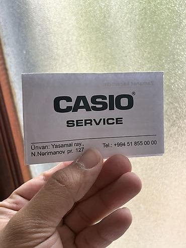 elektrik saat: Qol saatı, Casio, rəng - Mavi — 5