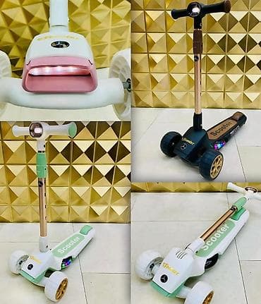 satilir qaz 66: Skuter dağılmayan işıqlı gelvi təkər rənglər mövcuddur qiymət 65azn — 7