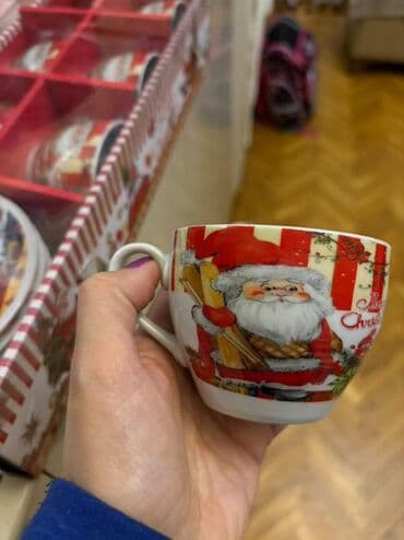 çaşkalar: Çay dəsti, Keramika, 6 nəfərlik — 4