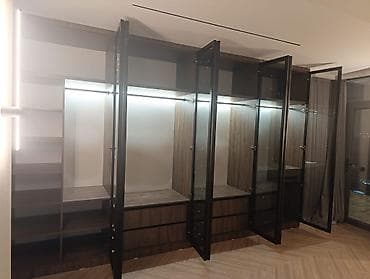 şuşə stol: Sifarişlə mətbəx dəsti, Özü çəkən petlələr, MDF, Kredit yoxdur — 2