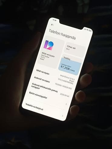 trust ice notebook: Xiaomi Mi 8, 128 GB, rəng - Qara, 
 İki sim kartlı — 3