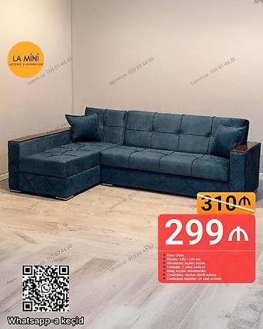 Künc divan, Açılan, Bazalı, Parça, Şəhərdaxili pulsuz çatdırılma