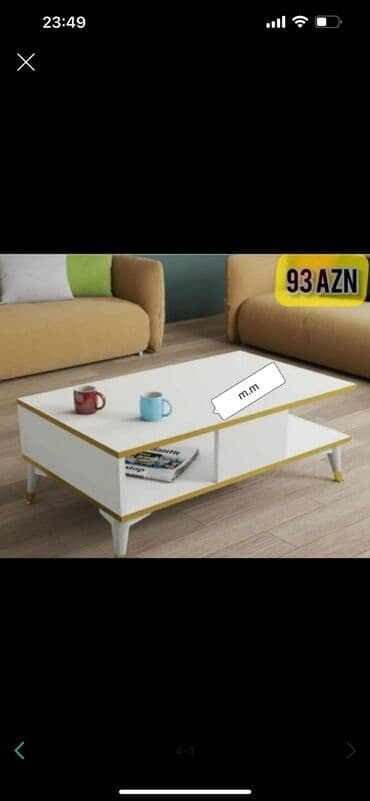 ders masaları: Jurnal masası, Yeni, Açılmayan, Laminat, Dördbucaq masa — 1