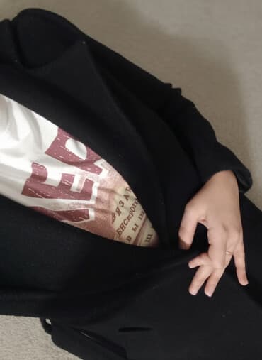 Palto, M, rəng - Qara