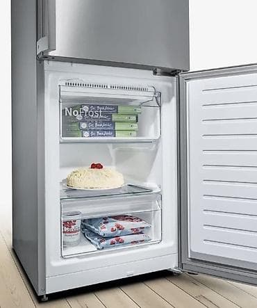 soyducu islenmis: 2 qapılı Bosch Soyuducu Satılır, rəng - Gümüşü — 3