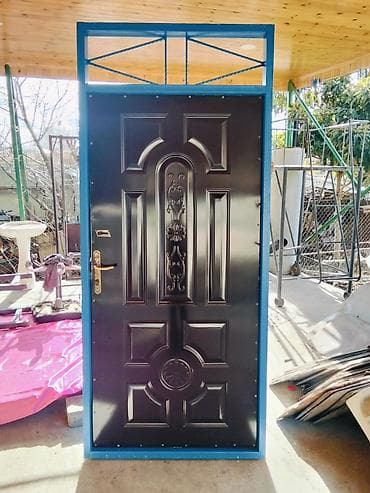 qapi: Mənzil üçün İşlənmiş Giriş qapısı 100x220 sm Zamok ilə, Zəmanətsiz, Ödənişli quraşdırma, Ünvandan götürmə, Ödənişli çatdırılma — 2