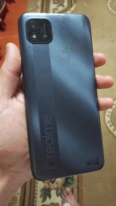 realme ekran: Realme C11 (2021), 32 GB, rəng - Boz, Qırıq — 2