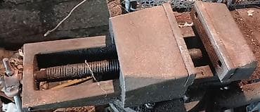 Dekorativ divar panelləri: Ağır tip dəzgah üçün sıxac (mengene) - Material: tam metal — 5