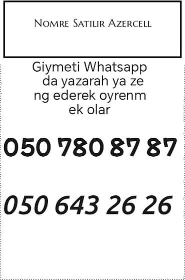 nardan azercell kontur gondermek: Xidmət: Azercell nömrə satışı Təqdim olunur: - Operator: Azercell - — 1