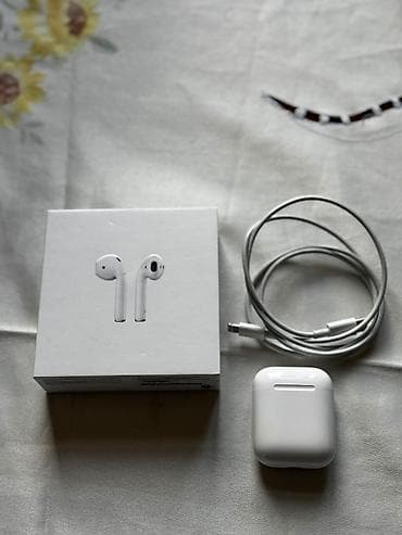 iphone nausnik: İşlənmiş Simsiz (Bluetooth) Qulaqcıqlar, Apple, rəng - Ağ — 2