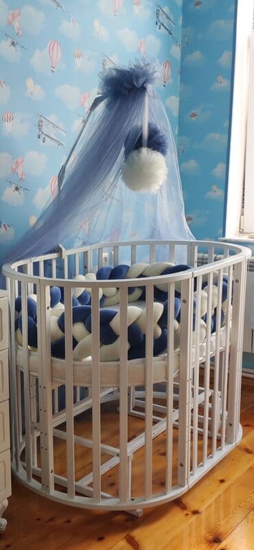 yeni doğulmuş uşaq tortları: Oğlan və qız üçün, Yeni, Yumru, Beşik, Dəst ilə, Matras ilə, Yellənmə mexanizm ilə — 2