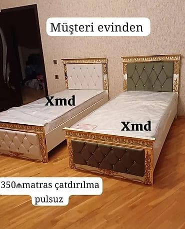 kravat aliram: Yeni, Təknəfərlik çarpayı, Matras ilə — 1