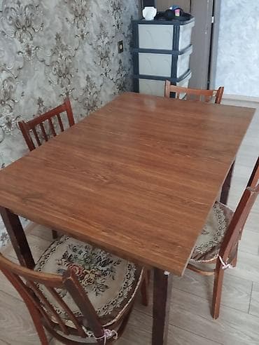 Mətbəx üçün, İşlənmiş, 4 stul — 1