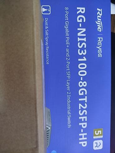 Комплектующие для ПК и ноутбуков: RuiJie Reyee RG-NIS3100-8GT2SFP-HP sənaye şəbəkə avadanlığı və enerji — 3
