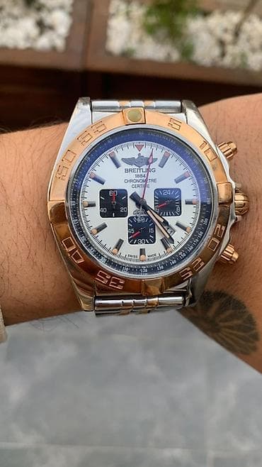 Наручные часы, Breitling, цвет - Серебристый at lalafo.az Наручные часы, Breitling, цвет - Серебристый