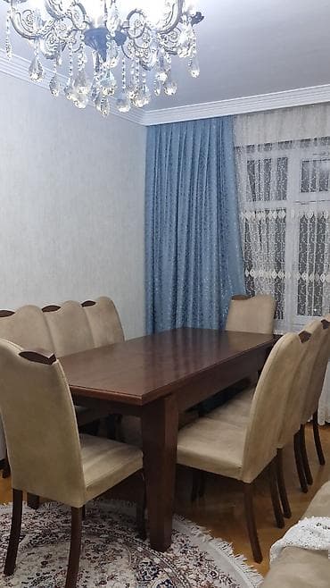 kompüter masası: LxAçılan masa 8eded stulu ilə təcili satilir 600azn yaxşı vəziyyətdə — 1