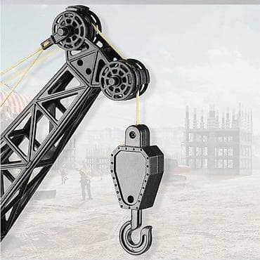 silah oyuncaq: Huina 1572 RC Crane. Oyuncaq pultla idare edile bilen kran — 2