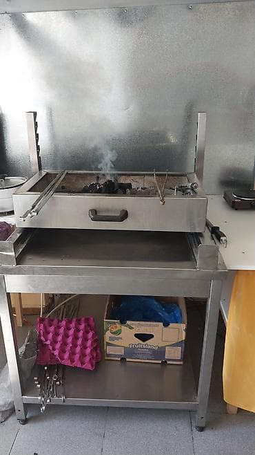 Məhsul: Peşəkar kömürlü şiş kabab manqalı və paslanmayan polad iş