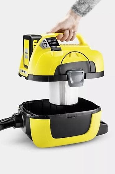 soba borusu: Kärcher WD 1 Car – simsiz, çoxməqsədli tozsoran (Compact Battery Set) — 3
