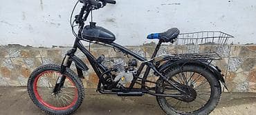 tap az skuter: Benzin mühərrikli velosiped Çərçivə: klassik dağ velosipedi tipli — 3