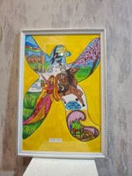 yeni il profil sekilleri: Rəsm əsəri – “Qarabağ mövzusu”, çərçivəli - Texnika: kağız üzərində — 6