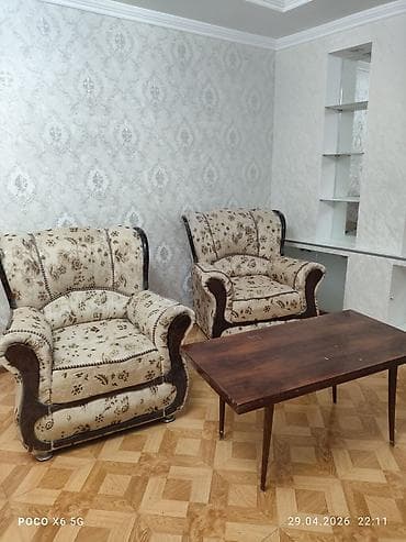 agac: Qonaq otağı üçün, Açılmayan, Dördbucaq masa, 2 stul — 1