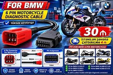 yamaha moto: Motosiklet üçün diaqnostika kabeli. Qiymət və modellər elandakı — 1