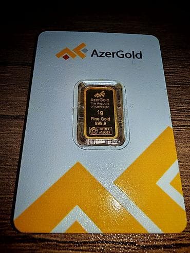 AzerGold qızıl külçəsi - Brend: AzerGold (The Republic of Azerbaijan)