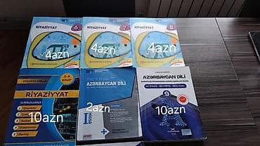 Dərs vəsaitləri və test topluları - Riyaziyyat 6, 7, 8 –