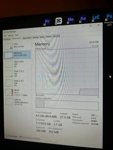 işlənmiş planset: Pc, masa üstü kompyuter, komp, pc 2x 27 inc monitor, 180 hz, 10 bit — 10