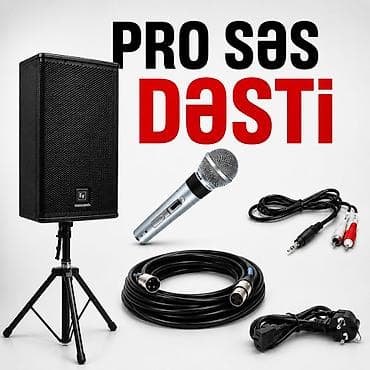 Kalonka kirayesi PRO SƏS DƏSTİ 🎤 Mikrofon 🔊 Aktiv Kalonka 🔌 Bütün — 1