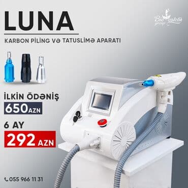 Luna Karbon pilinq və tatu silmə aparatı KOD K-01E İstifadəsinə
