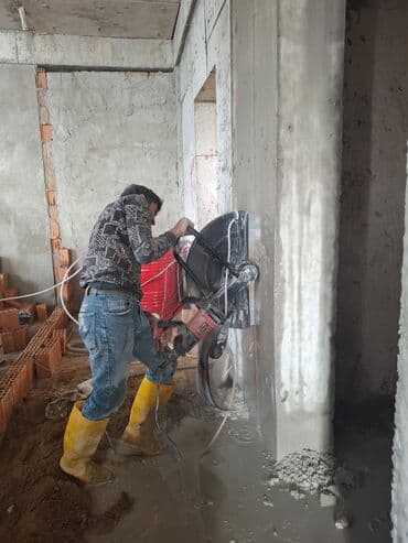seyf demir qapi: Beton kesimi beton kesen beton desen səssiz tozsuz səliqəli titrəyiş — 8