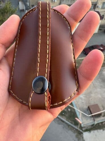 masqa qabi: Əl işi dəri açar qabı 🔑 Zərif və səliqəli dizaynı ilə həm praktik, həm — 7