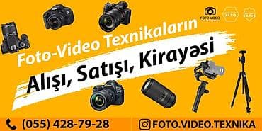 Biznes üçün avadanlıq: Foto Video Avadanlıqların Alışı, Satışı və Kirayə verilməsi üçün bizə — 1