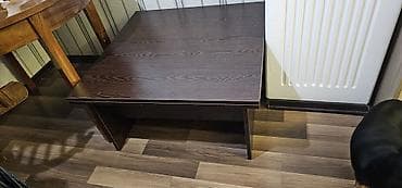 Kvadrat masa, Açılmayan, Təkərsiz, Teksturalı laminat, Zəmanətsiz — 2