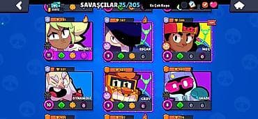ufc 4 disk: Brawl Stars hesabı – 33,012 qəhrəman gücü (üst paneldə görünür) — 4