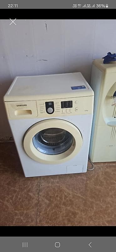 et masini: Samsung 6 kq tam islekdir curuk pas bele yoxdu temir olunmayip qiymete — 1