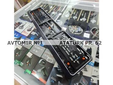 аксессуары для авто: Nömrə qabı "berner" bundan başqa hər növ avtomobi̇l aksessuarlarinin — 1