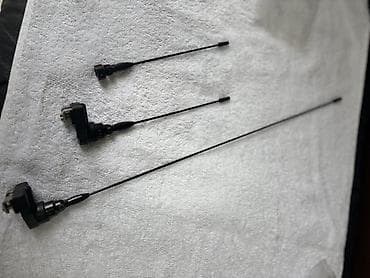 maşın antenası: Telsiz üçün çevirməli L‑şəkilli UHF/VHF antena dəsti - 3 ədəd qara — 7