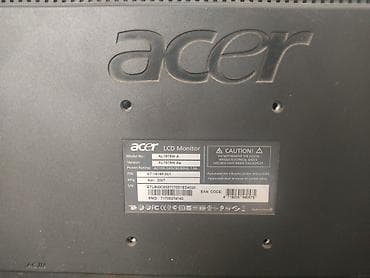 monıtor: Acer LCD monitor – Model: AL1916W A (Versiya: AL1916W A-) — 3